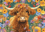 500 pc Puzzle - Highland Cow