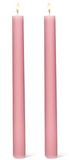 Taper Candle set/2 Ridged - Pink