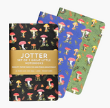 Mushrooms Jotter Set/3 Notebooks