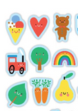 Baby's First Word Wooden Magnetic Shapes