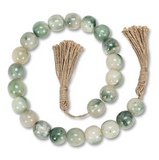 Mint Marble Smooth Bead Garland