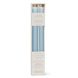 Taper Candle set/2 Ridged - Blue
