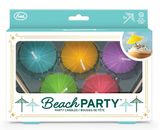 Beach Umbrella Party Candles