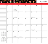 2027-28 Two Year Pocket Planner - Mushrooms