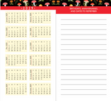 2027-28 Two Year Pocket Planner - Mushrooms