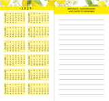 2027-28 Two Year Pocket Planner - Amalfi Lemons