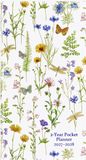 2027-28 Two Year Pocket Planner - Wildflower Garden