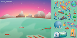 Sticker Scenes - Outer Space