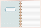 Spiral Lined Journal - Spring Blooms