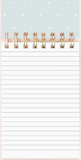 Spiral Lined Reporter - Spring Blooms