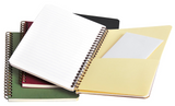 A5 Tan Spiral Clairefontaine - Lined with Divider Pockets 5.8" x 8.3"