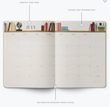 2027 Rifle Paper Month-to-View Appointment Book - Ladies Night Book Club