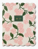2026-27 Rifle Paper Academic Month-to-View Planner - Pink Hydrangea