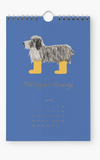 2027 Kitchen Calendar - Dog of the Month