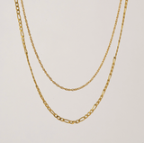 Lover's Tempo Bobbi Layered Necklace: Waterproof Gold