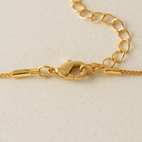 Lover's Tempo Moonpetal Sky Pendant Necklace: Gold