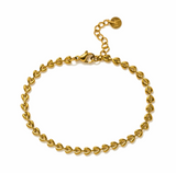 Lover's Tempo Josie Ida Chain Bracelet: Waterproof Gold