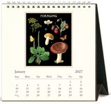 2027 Desk Calendar - Foraging