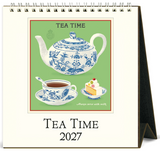 2027 Desk Calendar - Tea Time