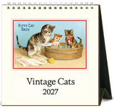 2027 Desk Calendar - Cats