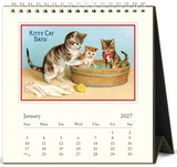 2027 Desk Calendar - Cats
