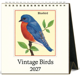 2027 Desk Calendar - Vintage Birds