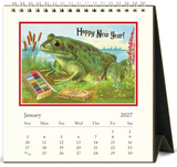 2027 Desk Calendar - Frogs and Friends
