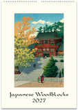 2027 Wall Calendar - Japanese Woodblock