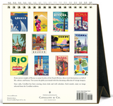 2027 Desk Calendar - Vintage Travel