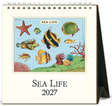 2027 Desk Calendar - Sea Life