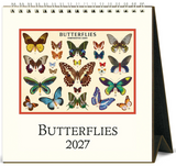 2027 Desk Calendar - Butterflies