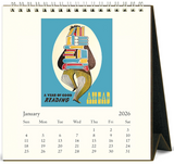 2027 Desk Calendar - Book Lovers