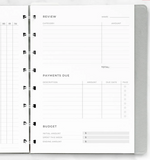 Filofax Refill for A5 Notebook - Expense Tracker