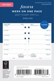 Pocket 2027 Week on One Page
