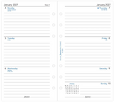 Personal 2027 Week on Two Pages with Lines