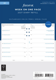 A5 2027 Week on One Page