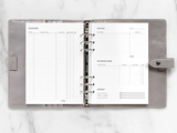 A5 Expense Tracker Refill
