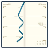 Letts of London Signature Slim Week to View 2027 - Blue