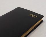 Letts of London Belgravia Slim Week to View 2027 - Black