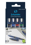 Schneider One Business Rollerball 4 Pack
