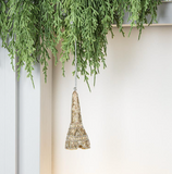 Silver Eiffel Tower Bead Ornament