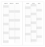 Letts of London Woodland Pocket 2027 Planner - Pink