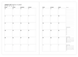 Letts of London Woodland A5 2027 Planner - Green