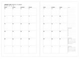Letts of London Milano A5 2027 Planner - Black