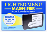 Lighted Menu Magnifier