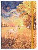 Golden Unicorn Lined Journal