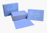 Boxed Thank You - Periwinkle