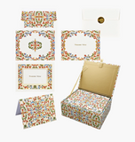 Boxed Premium Thank You - Florentine Arabesque