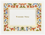 Boxed Premium Thank You - Florentine Arabesque