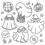 Spooky Halloween Colouring Book